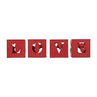 Northlight Love Blocks 4-pc. Valentines Day Tabletop Decor