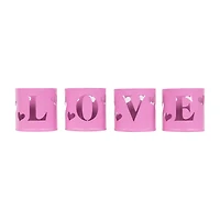 Northlight Love Votive 4-pc. Valentines Day Gnome