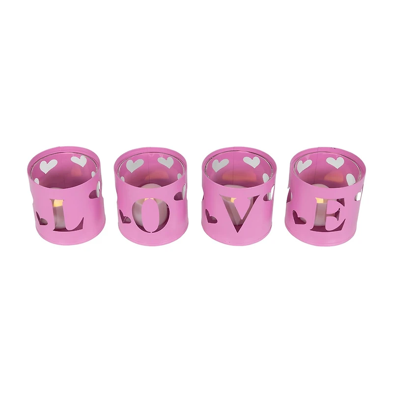 Northlight Love Votive 4-pc. Valentines Day Gnome