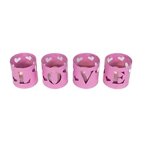 Northlight Love Votive 4-pc. Valentines Day Gnome