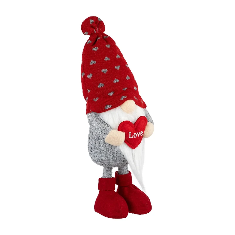 Northlight Plush Love Valentines Day Gnome