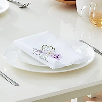 Elrene Home Fashions Spring Hydrangea Floral Cutwork 4-pc. Napkins