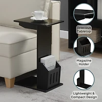 Convenience Concepts Abby Living Room Collection Storage C Table