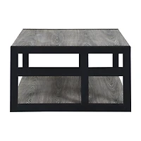 Monterey Square Coffee Table with Shelf