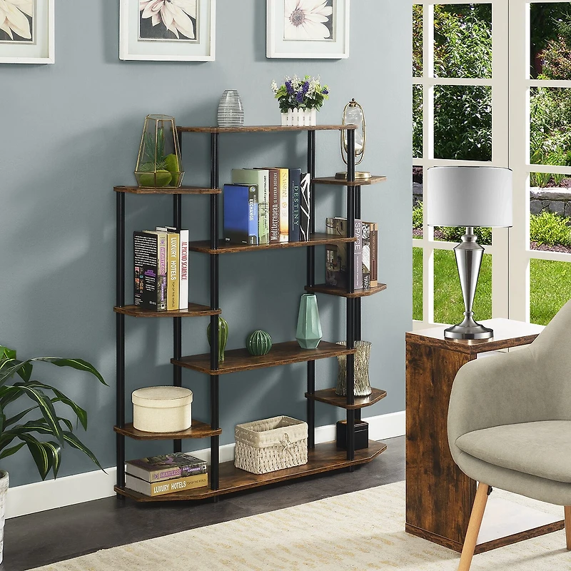 Convenience Concepts Designs2go Office And Library Collection 10-Shelf Bookcase