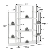 Convenience Concepts Designs2go Office And Library Collection 10-Shelf Bookcase