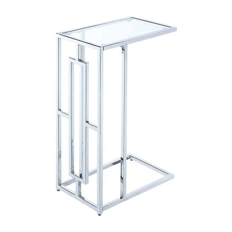 Convenience Concepts Town Living Room Collection Glass C Table
