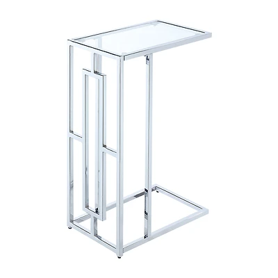 Convenience Concepts Town Living Room Collection Glass C Table