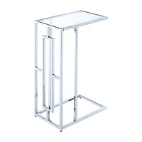 Convenience Concepts Town Living Room Collection Glass C Table