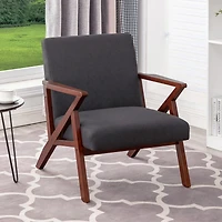 Take-A-Seat Cliff Mid-Century Modern Accent Lounge Armchair