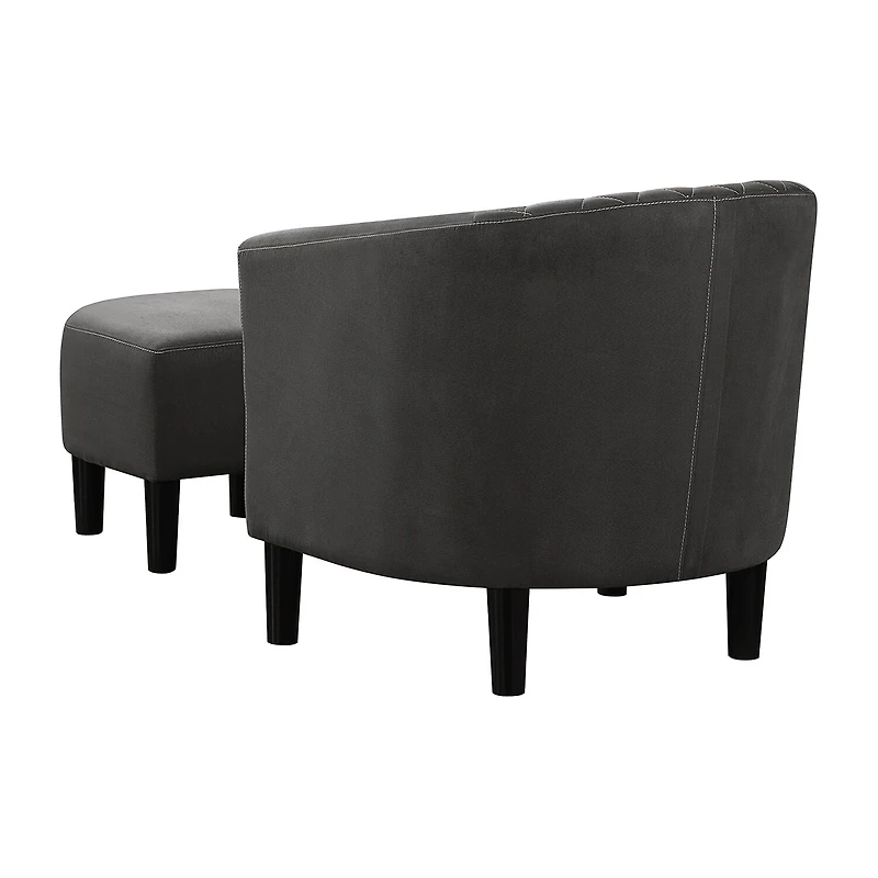Roosevelt Chair + Ottoman Set