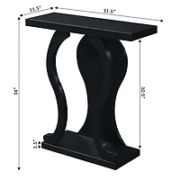 Convenience Concepts Newport Terry B Console Table