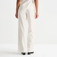 by&by Womens Juniors Straight Trouser