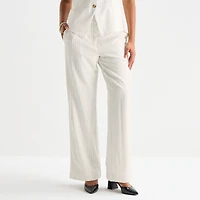 by&by Womens Juniors Straight Trouser