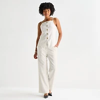 by&by Womens Juniors Straight Trouser