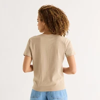 a.n.a Womens V Neck Short Sleeve T-Shirt