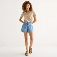 a.n.a Womens V Neck Short Sleeve T-Shirt