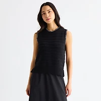 Stylus Womens Crew Neck Sweater Vest