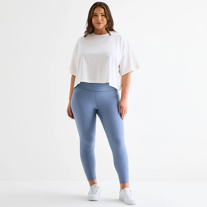Xersion EverContour+ Womens Quick Dry High Rise 25" Plus 7/8 Ankle Legging
