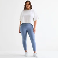 Xersion EverContour+ Womens Quick Dry High Rise 25" Plus 7/8 Ankle Legging