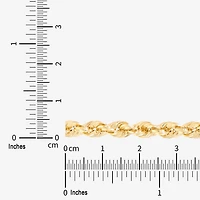 Unisex Adult 14K Gold 24 Inch Rope Chain Necklace
