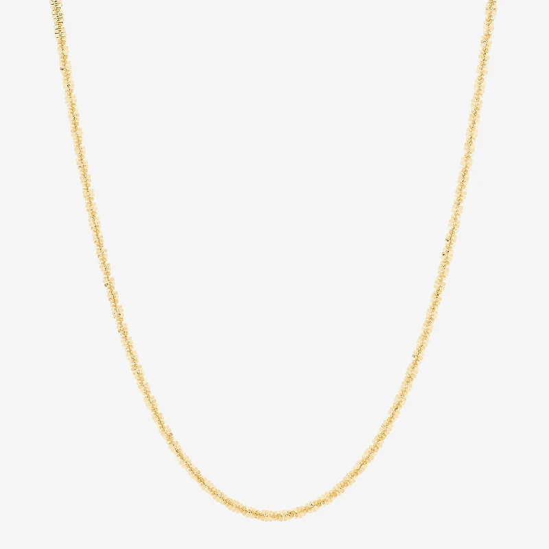 Made in Italy 14K Gold 18 Inch Curb Chain Necklace