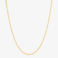Made in Italy 14K Gold 18 Inch Curb Chain Necklace