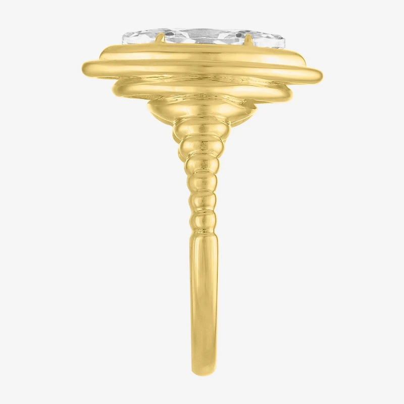 Diamond Addiction (G-H / Si2-I1) Womens 1 1/2 CT. T.W. Lab Grown White 14K Gold Over Silver Marquise Cocktail Ring