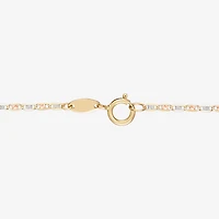 Limited Quantities! Girls 14K Gold 6 Inch Solid Valentino Chain Bracelet