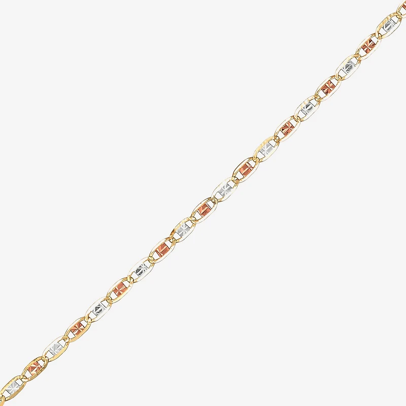 Limited Quantities! Girls 14K Gold 6 Inch Solid Valentino Chain Bracelet