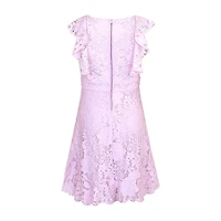Lilt Big Kid Girls Short Sleeve Lace A-Line Dress