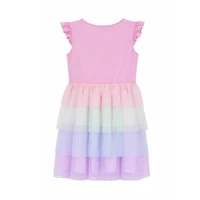 Lilt Little Girls Short Sleeve Cap Tutu Dress