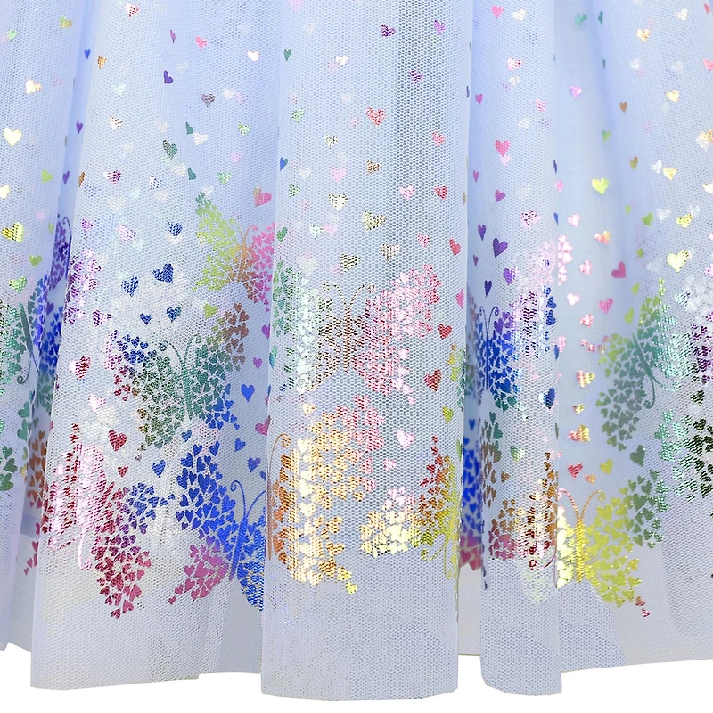 Lilt Little Girls Short Sleeve Flutter A-Line Dress