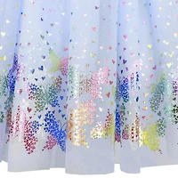 Lilt Little Girls Short Sleeve Flutter A-Line Dress