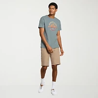 Hurley Mens Crew Neck Short Sleeve Regular Fit Graphic T-Shirt