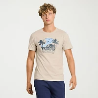 Hurley Mens Round Neck Short Sleeve Regular Fit Graphic T-Shirt