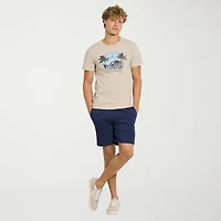 Hurley Mens Round Neck Short Sleeve Regular Fit Graphic T-Shirt