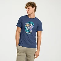 Hurley Mens Crew Neck Short Sleeve Regular Fit Graphic T-Shirt