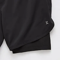 Xersion 2-In-1 Lined Mens 6" Mid Rise Workout Shorts