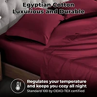 SUPERIOR® Egyptian Cotton Luxury Sateen 700tc Deep Pocket Sheet Set