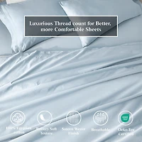 SUPERIOR® Egyptian Cotton Classic Soft 650tc Deep Pocket Sheet Set