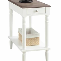 French Country Chairside End Table