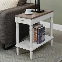 French Country Chairside End Table
