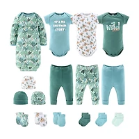 The Peanutshell 0-3m Baby Unisex 16-pc. Baby Clothing Set