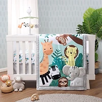 The Peanutshell Safari Adventures 3-pc. Crib Bedding Set