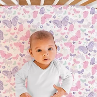 The Peanutshell Butterfly Song 3-pc. Crib Bedding Set