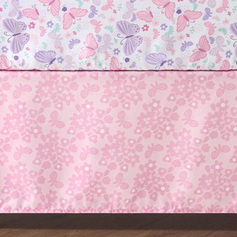 The Peanutshell Butterfly Song 3-pc. Crib Bedding Set