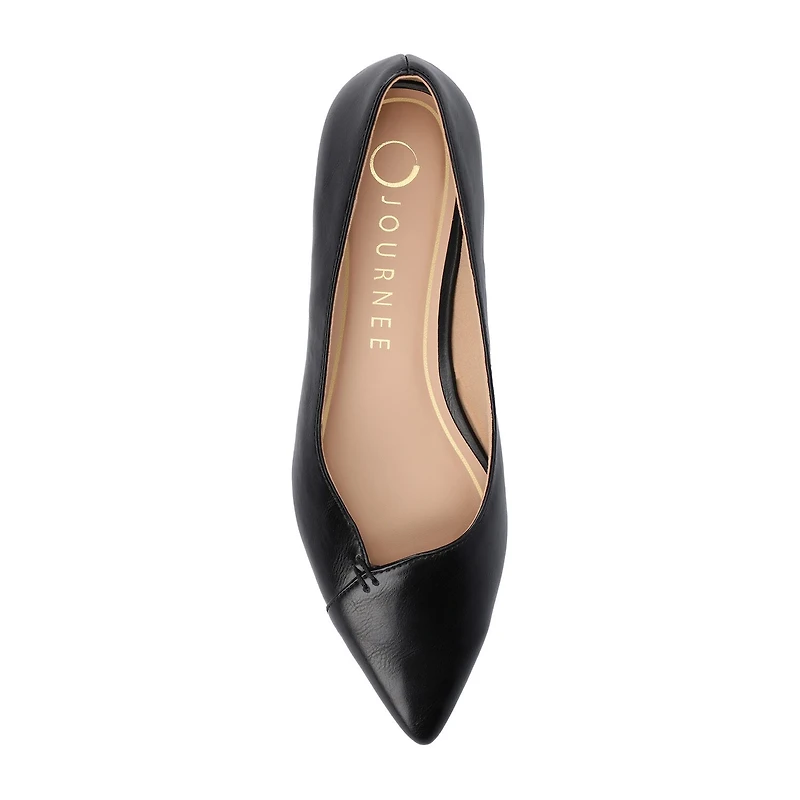 Journee Collection Carmin Womens Pointed Closed Toe Ballet Flats
