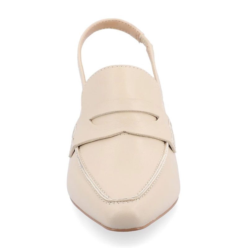Journee Collection Amory Womens Moc Closed Toe Kitten Heel Pumps