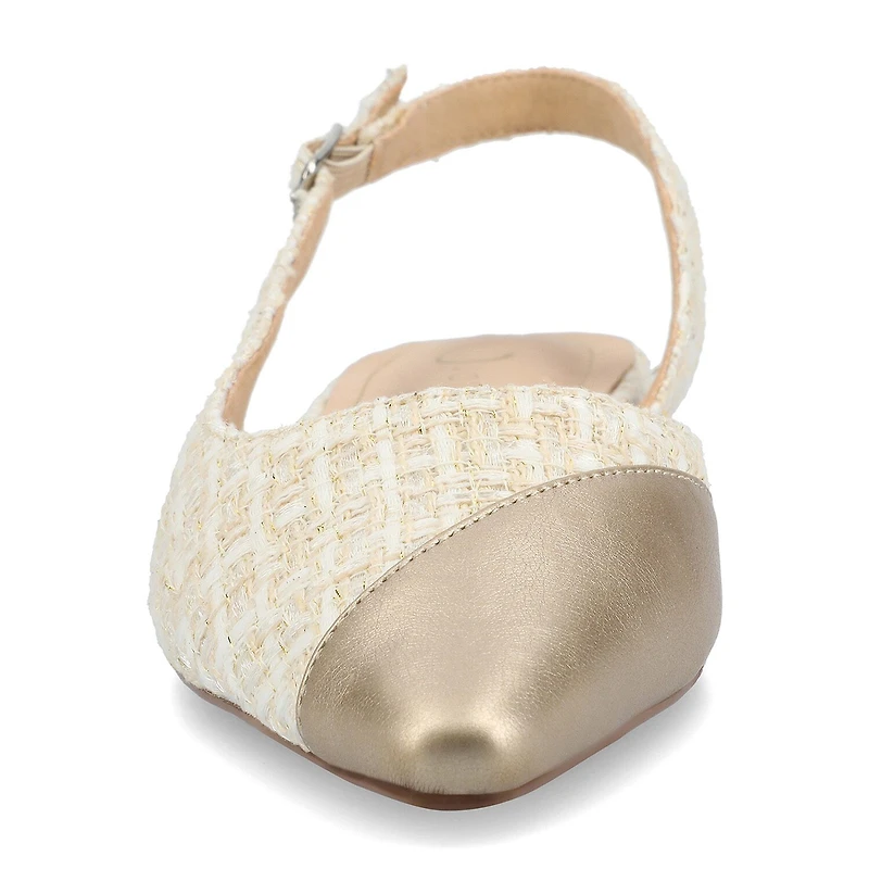 Journee Collection Daphnne Womens Pointed Closed Toe Ballet Flats